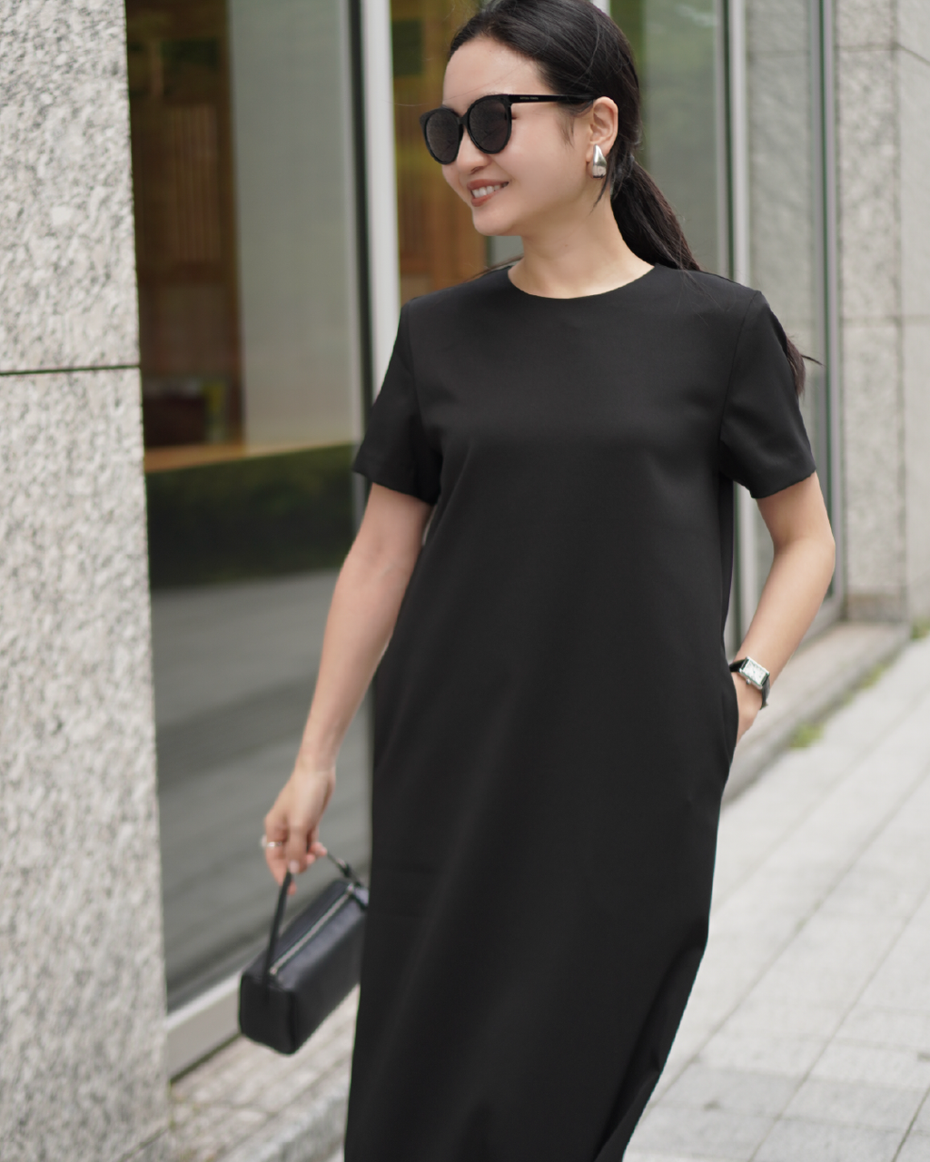 【Pre order】 Essential Dress （Black）