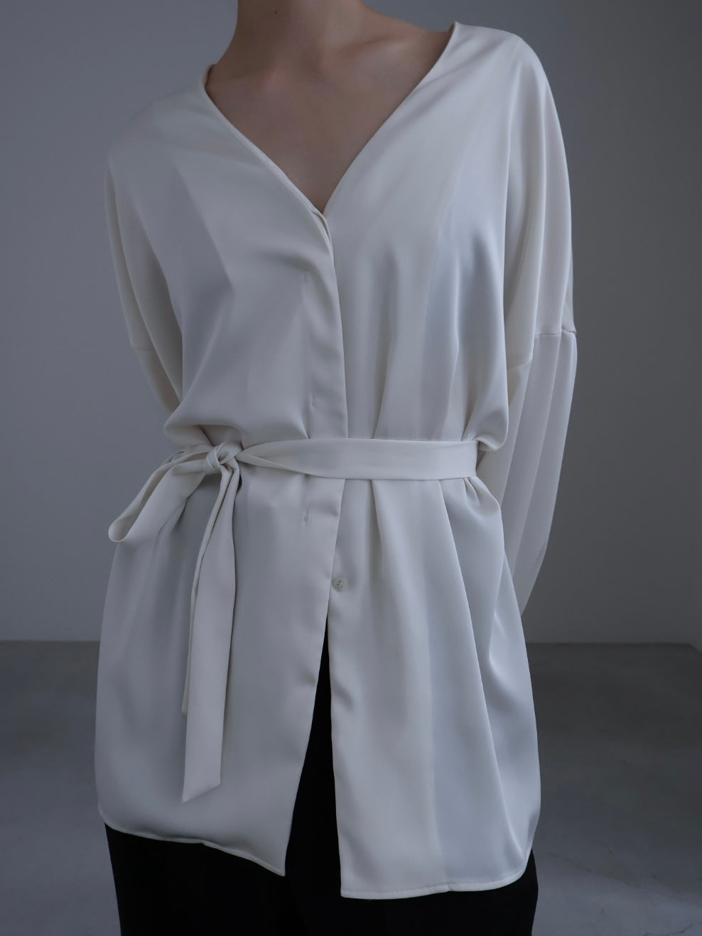 【Pre Order】3way Satin Shirts