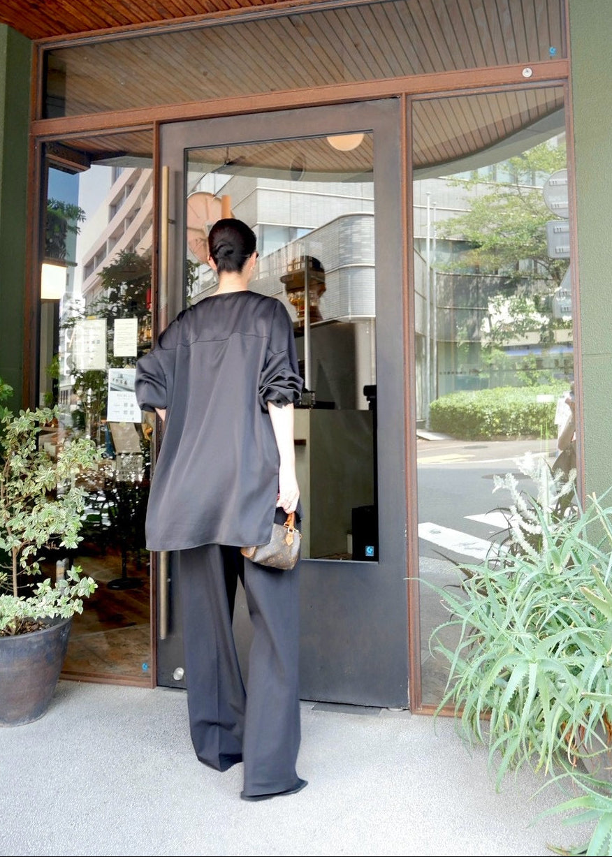 【Pre Order】3way Satin Shirts