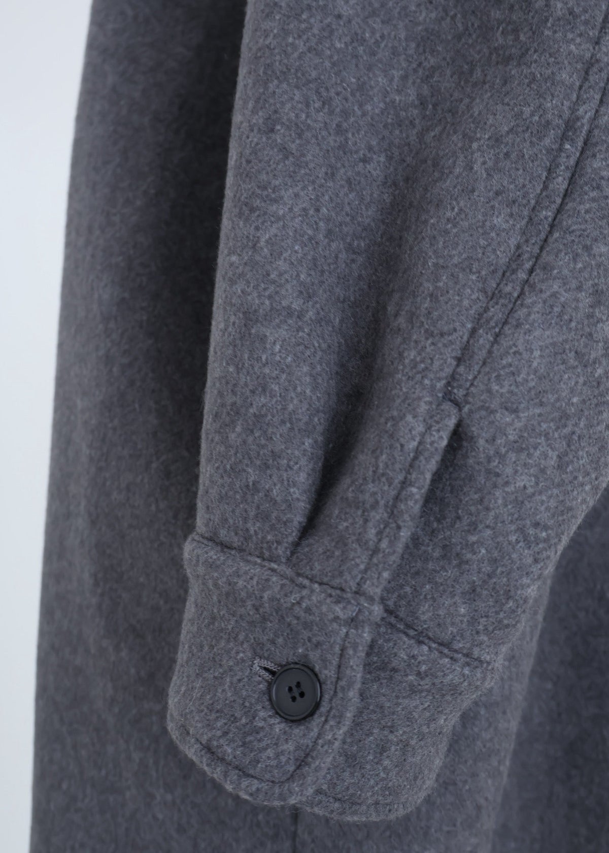 【Pre Order】 Wool Oversize Shirts Jacket & Wool Volume Stole Set