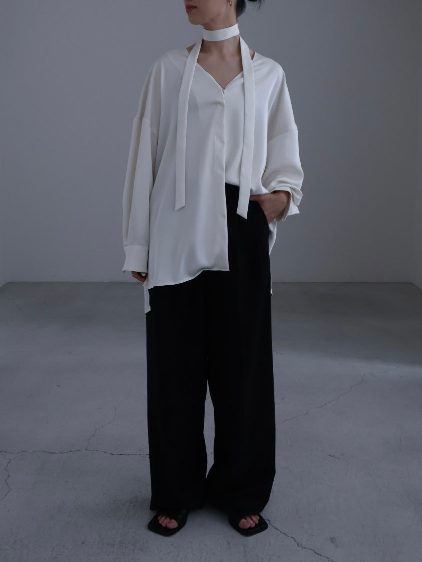 【Pre Order】3way Satin Shirts