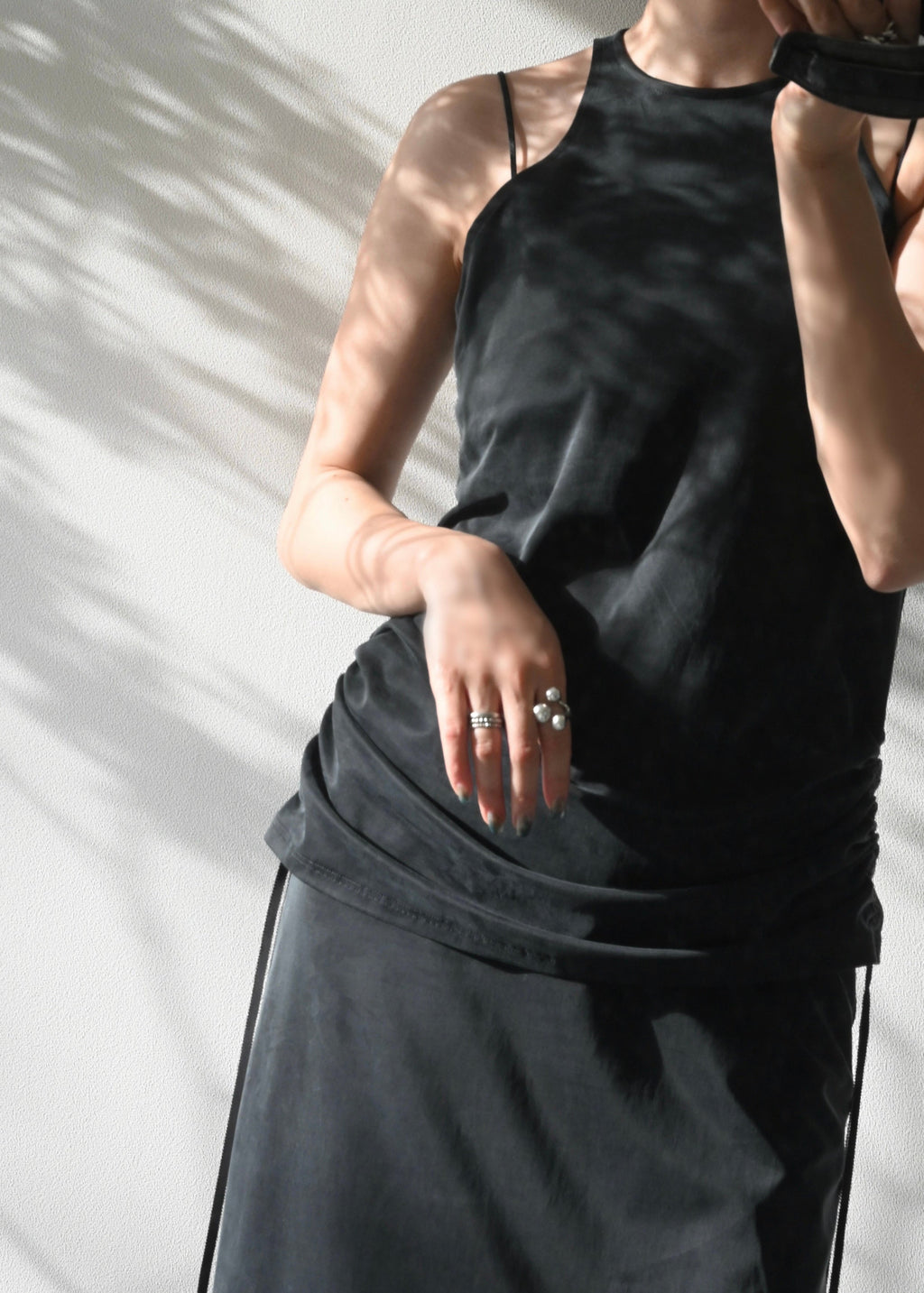 【Pre Order】 Shirring Halter Top