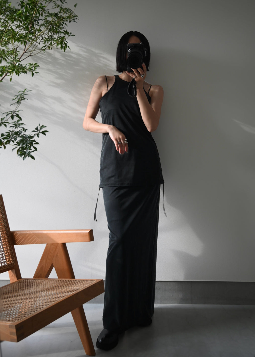 【Pre Order】 Shirring Halter Top