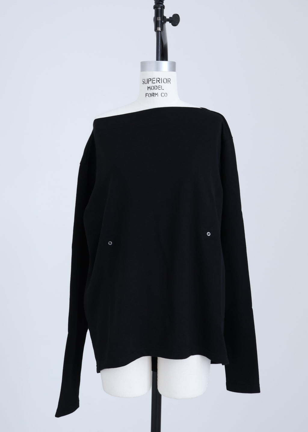 【Pre Order】 Snap Detail Top (Black)