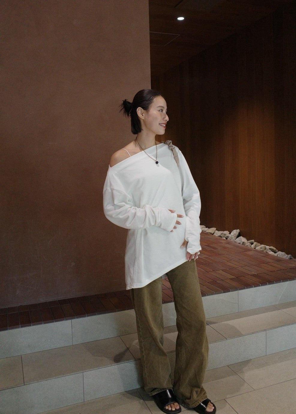 【Pre Order】 Snap Detail Top (White)