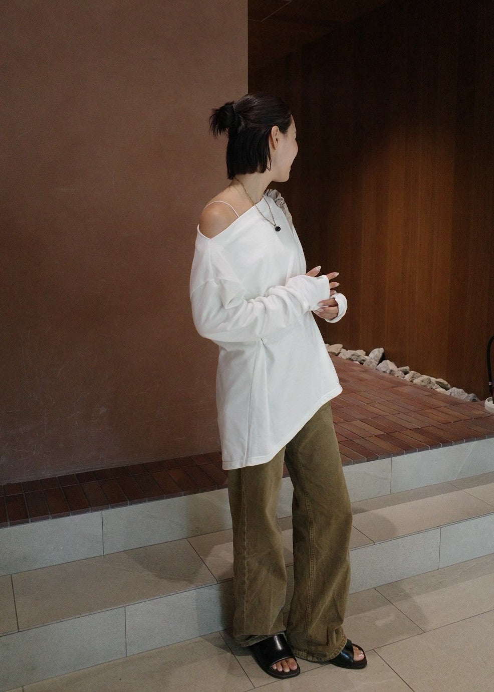 【Pre Order】 Snap Detail Top (White)