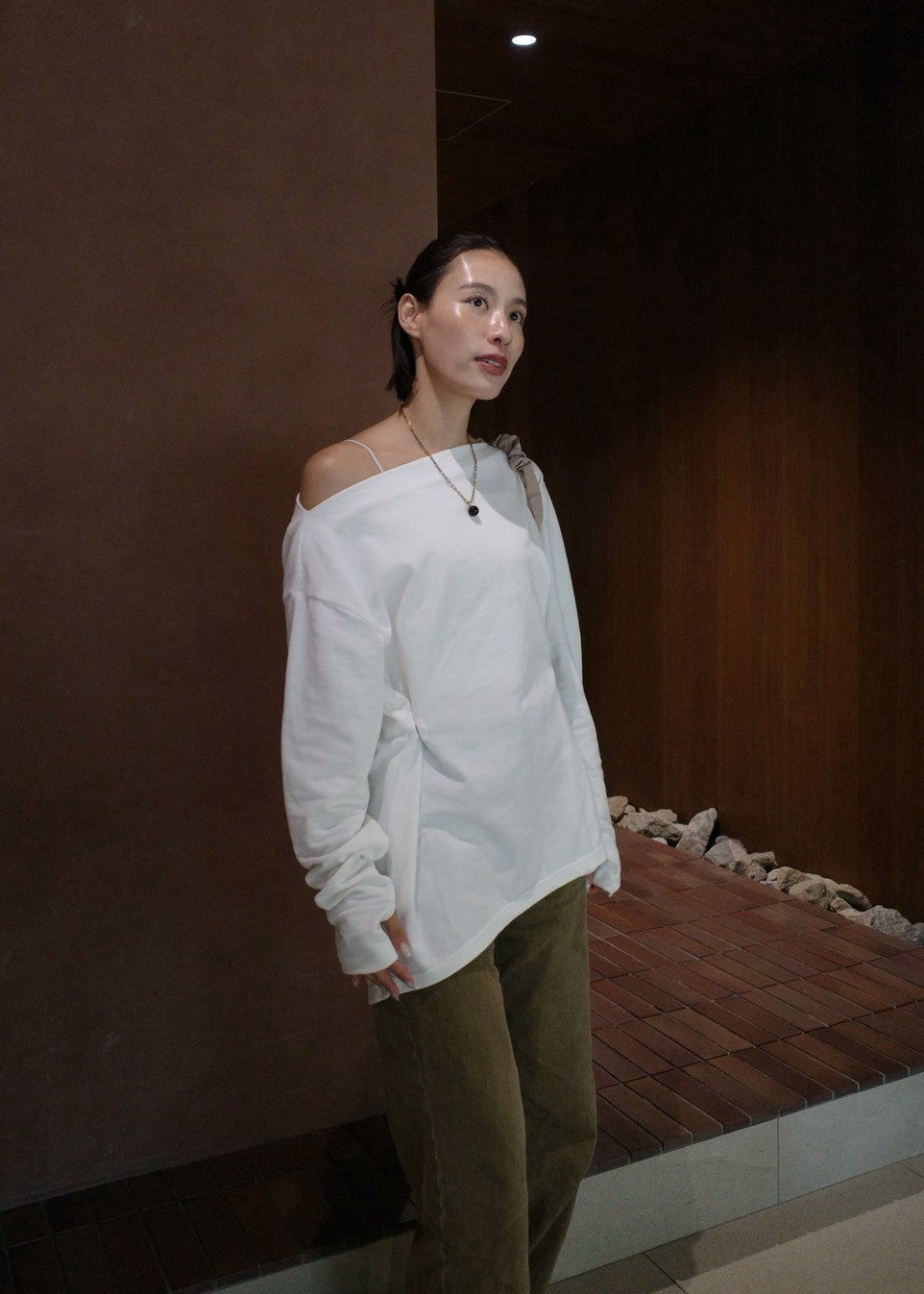 【Pre Order】 Snap Detail Top (White)