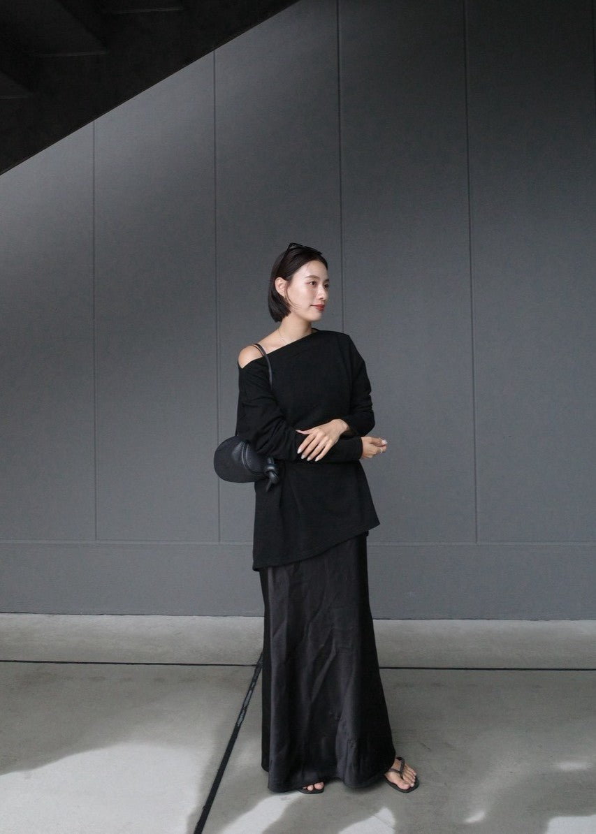 【Pre Order】 Snap Detail Top (Black)