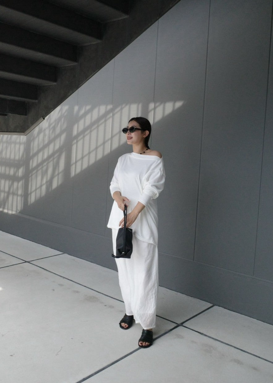 【Pre Order】 Snap Detail Top (White)