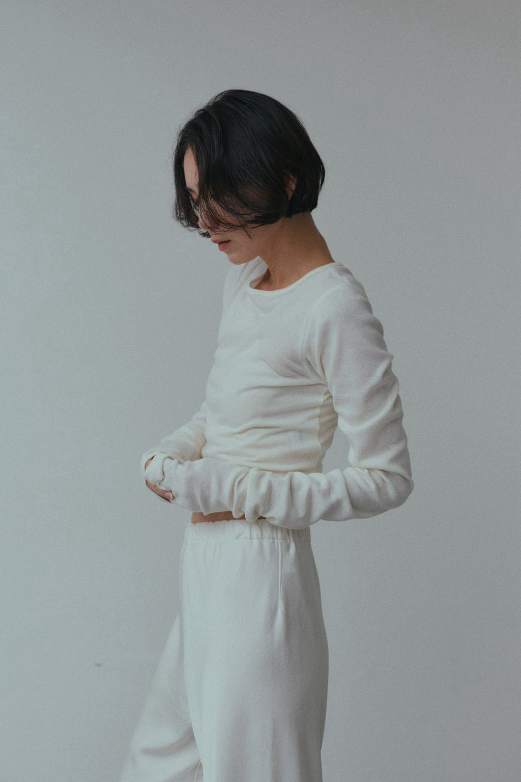 【Pre Order】Reframed Sleeve Top (Ivory)