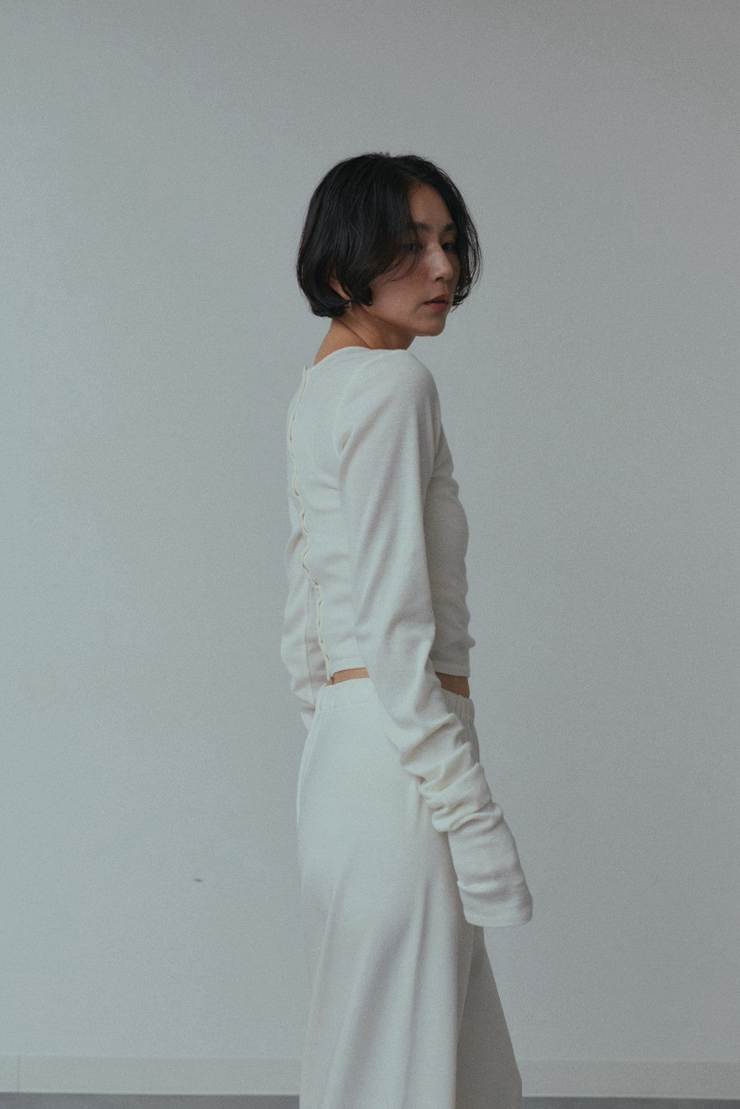 【Pre Order】Reframed Sleeve Top (Ivory)