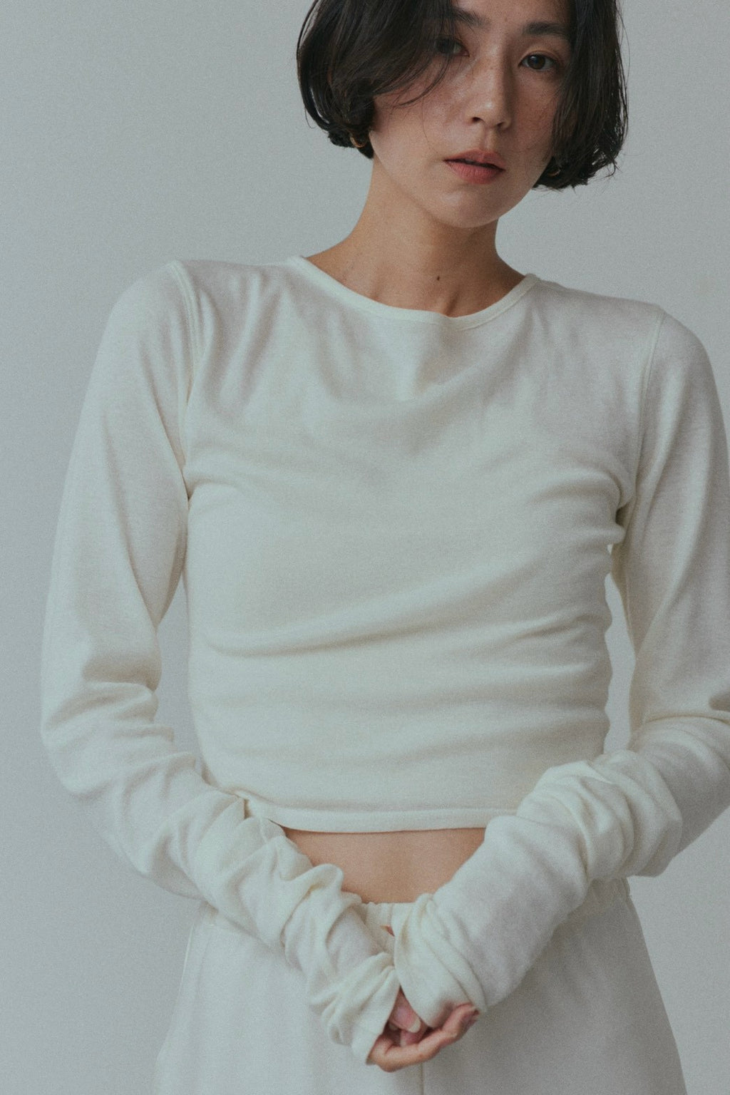 【Pre Order】Reframed Sleeve Top (Ivory)