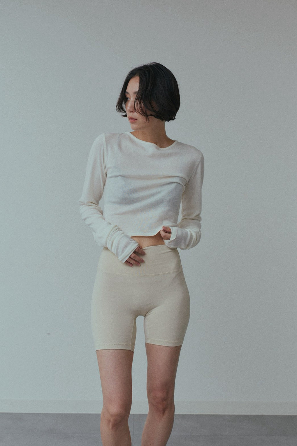 【Pre Order】Reframed Sleeve Top (Ivory)