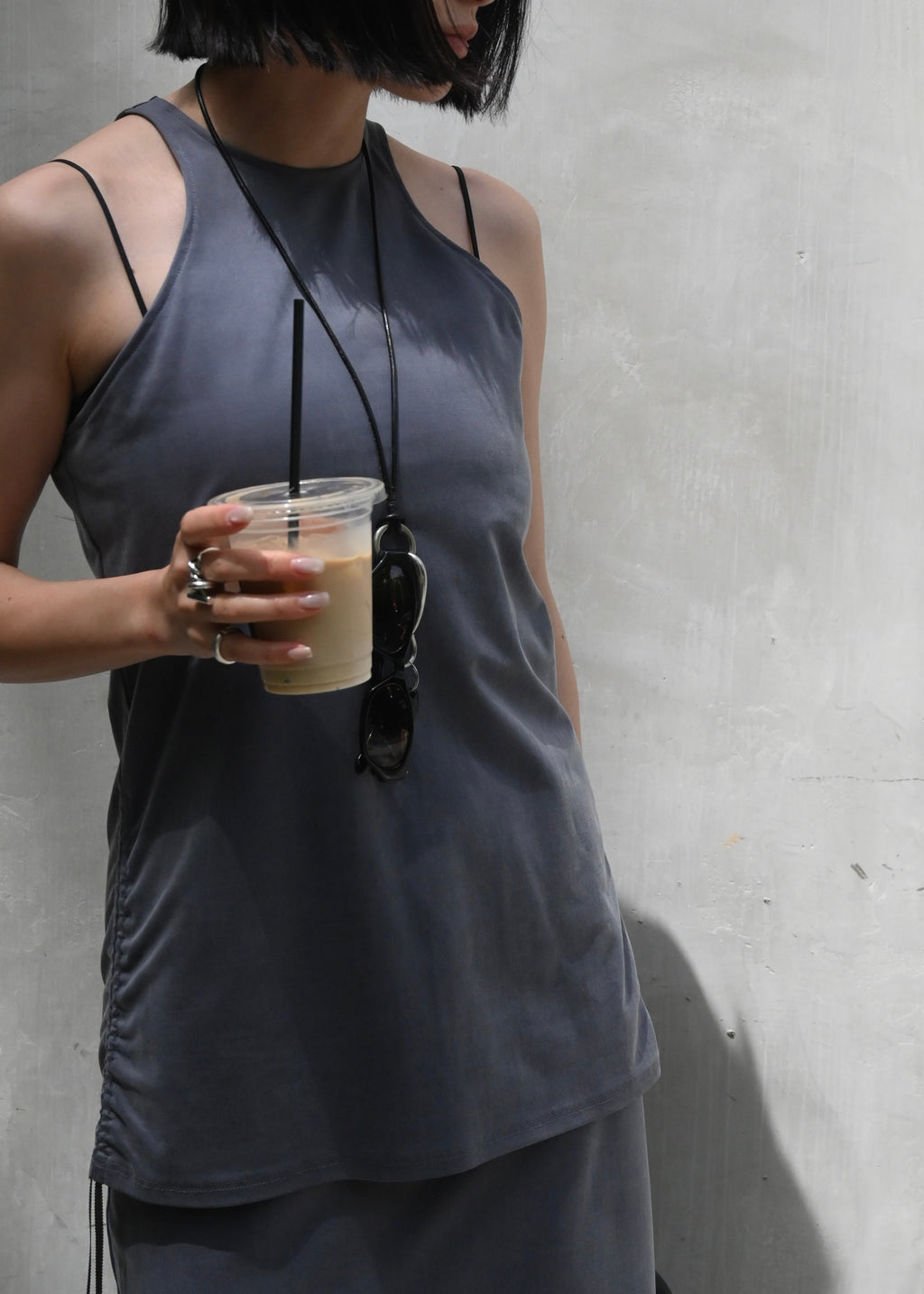 【Pre Order】 Shirring Halter Top