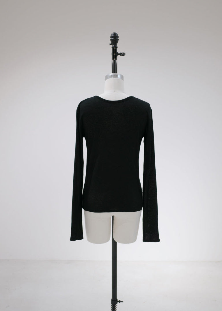 【Pre Order】2way long sleeve cardigan