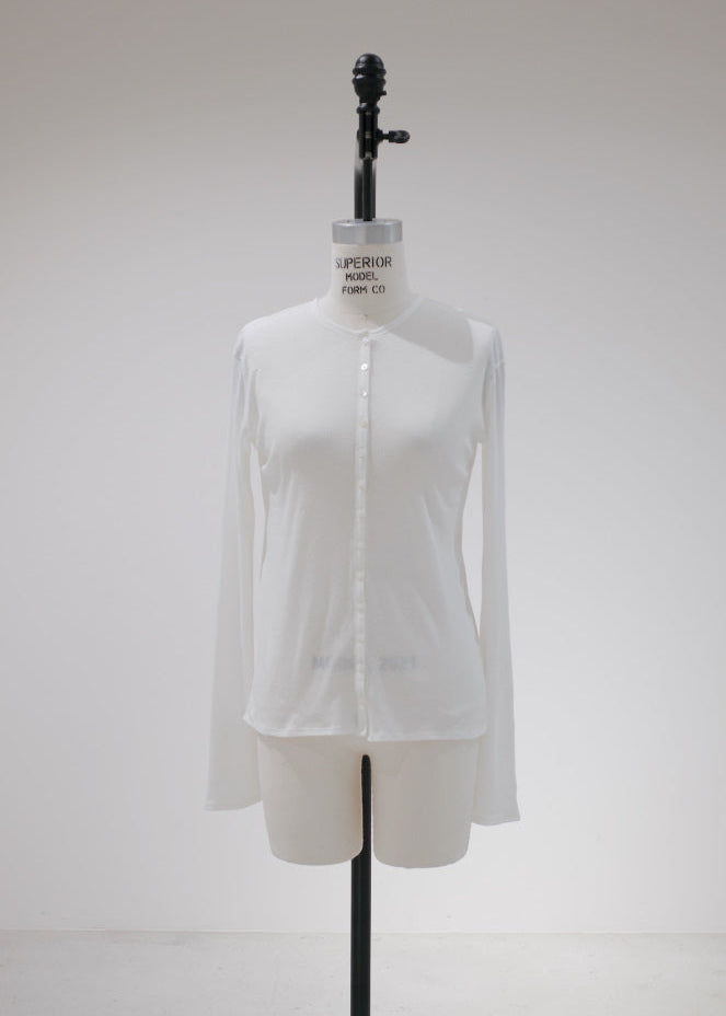 【Pre Order】2way long sleeve cardigan