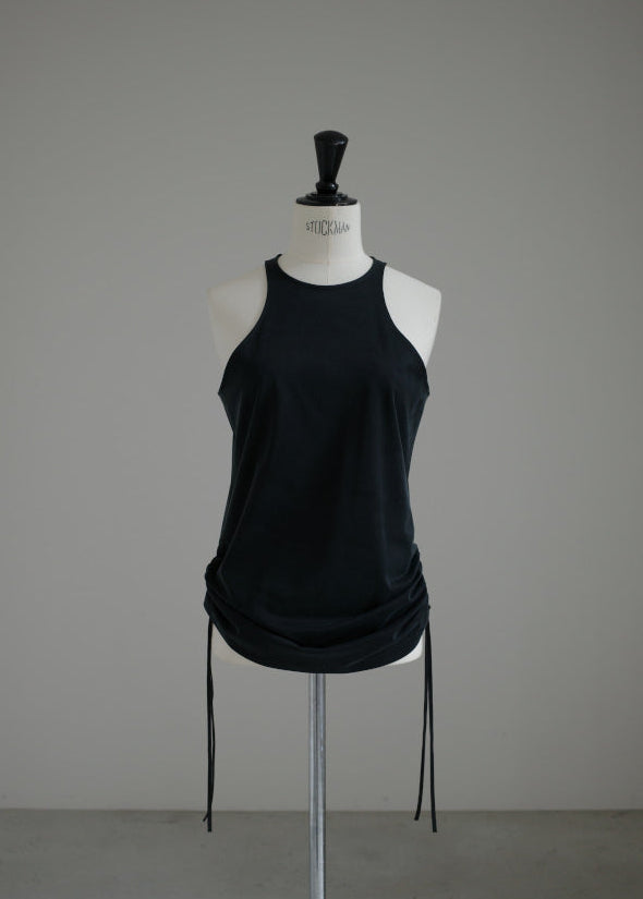 【Pre Order】 Shirring Halter Top