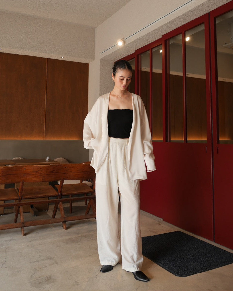 【Pre Order】3way Satin Shirts