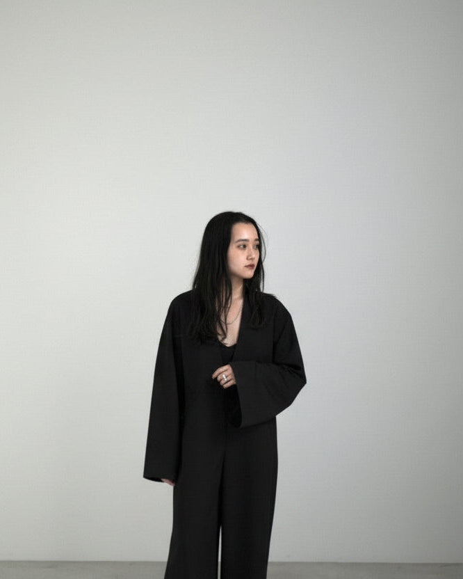 【Pre order】Vneck Straight Jumpsuit