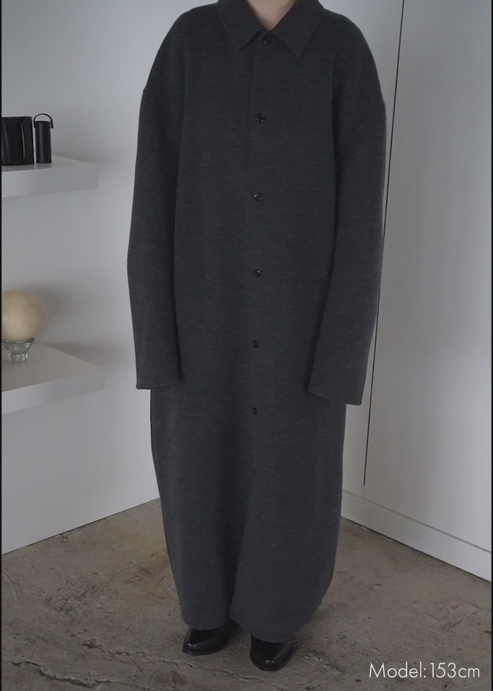 【Pre Order】Essone Coat (Charcoal)